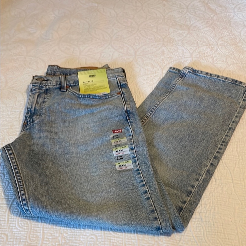 Levi's Men's 511 Slim Fit Denim Jeans - Light Blue NWT